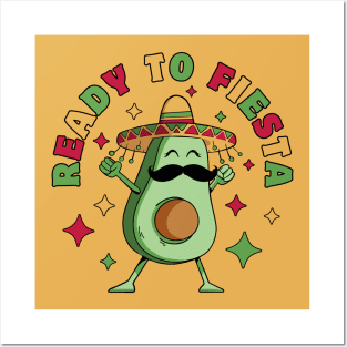 Ready To Fiesta Avocado Posters and Art